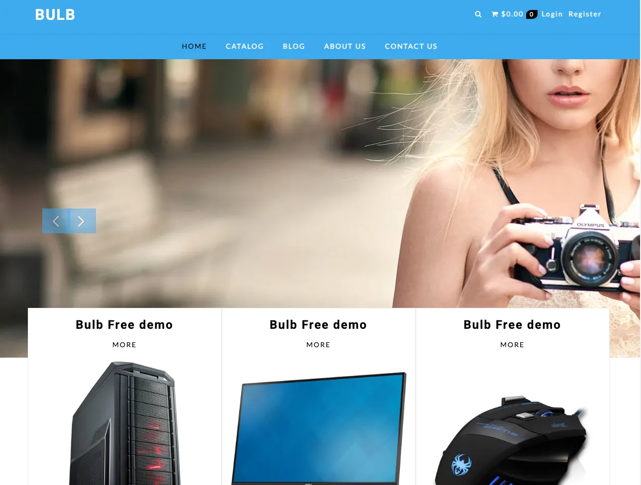 Bulb shopify theme